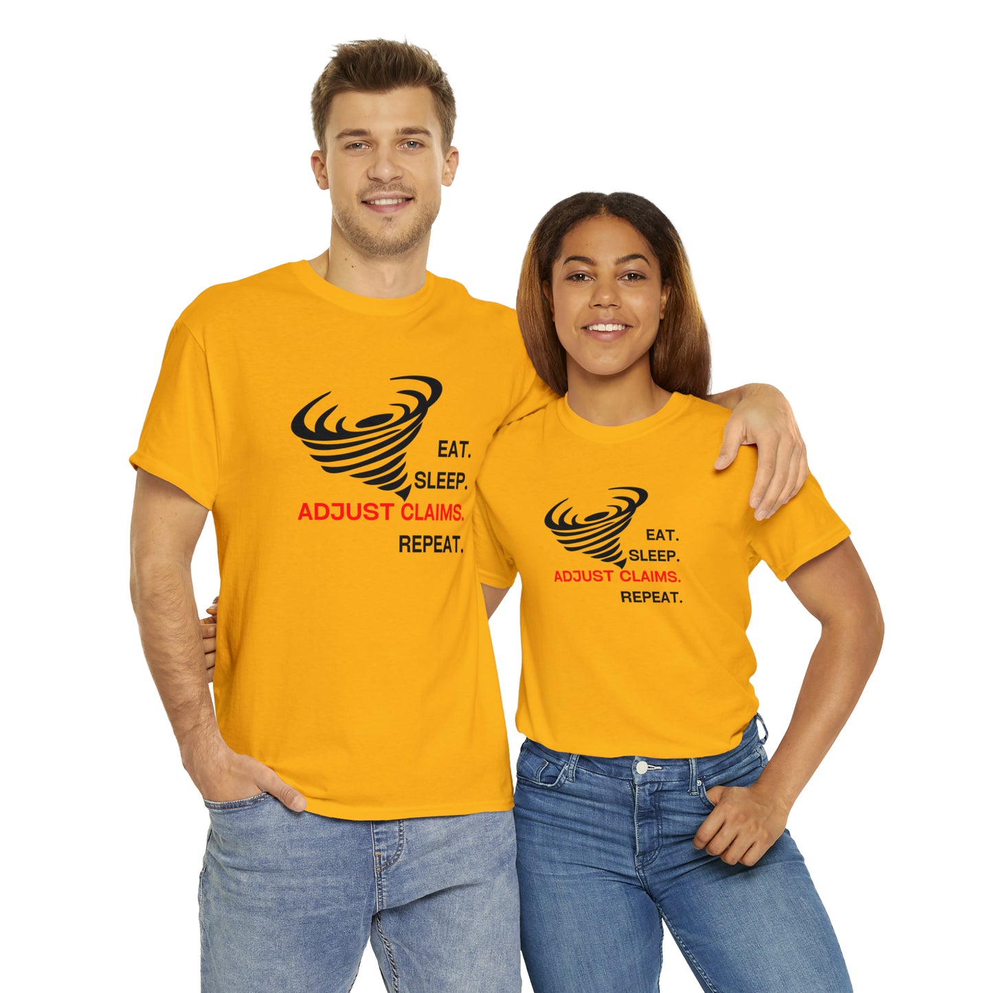 Claims Adjuster (Tornado) Unisex Heavy Cotton Tee