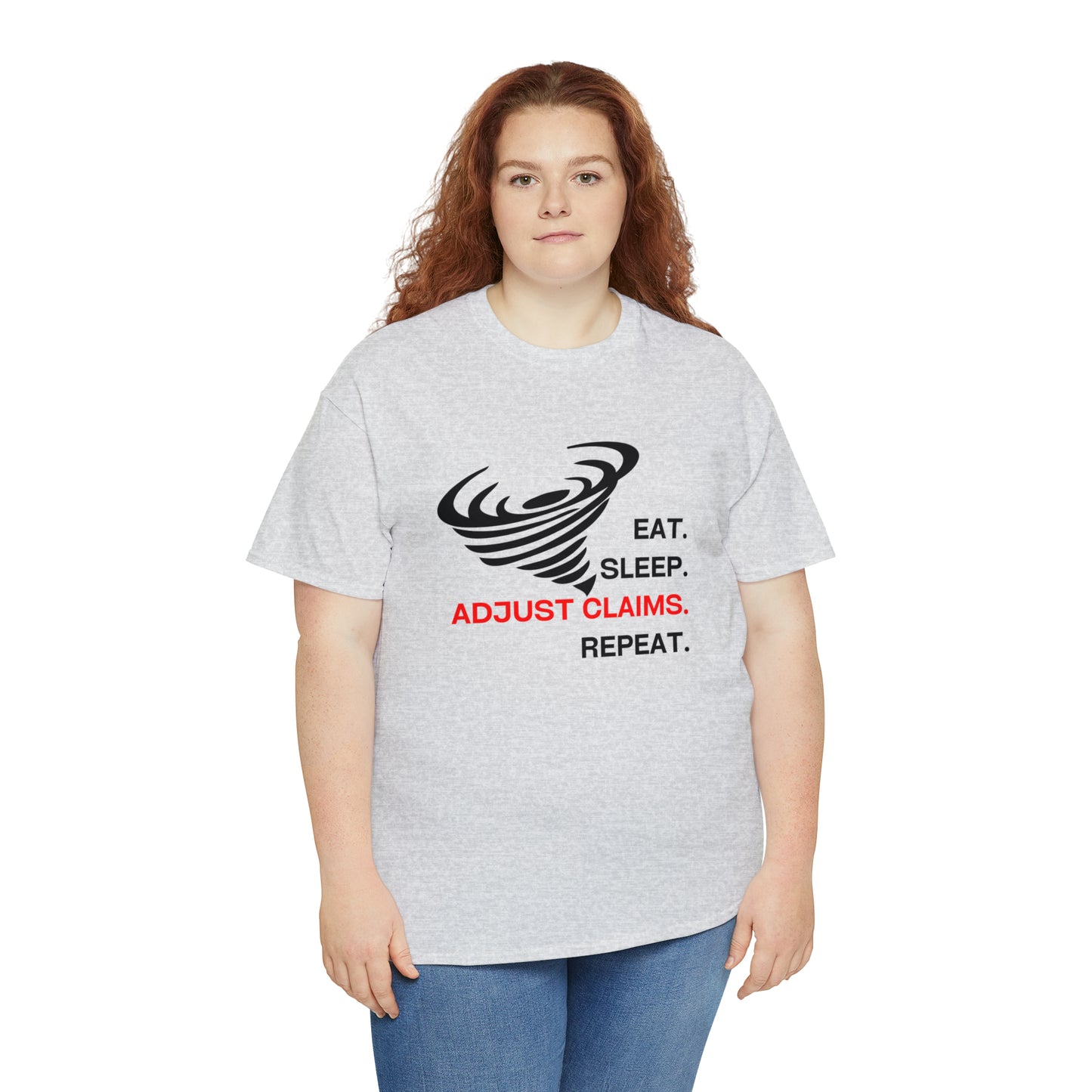 Claims Adjuster (Tornado) Unisex Heavy Cotton Tee