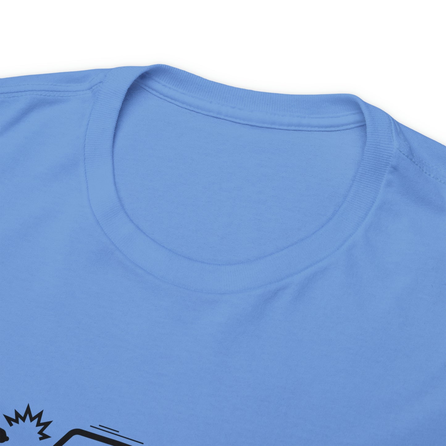 Claims Adjuster (Motorcyclist / Car / Black) Unisex Heavy Cotton Tee