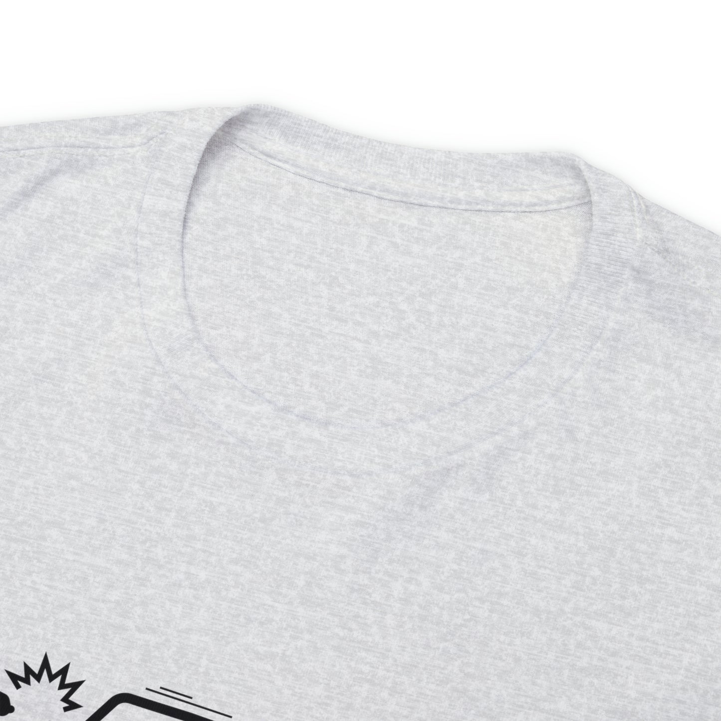 Claims Adjuster (Motorcyclist / Car / Black) Unisex Heavy Cotton Tee