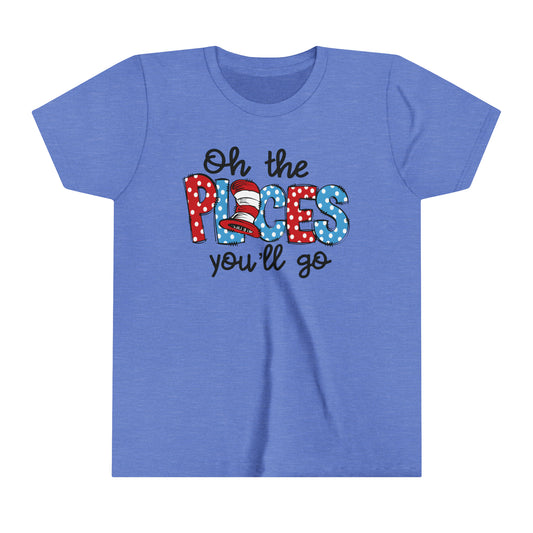 Oh The Places You'll Go Youth Short Sleeve Tee