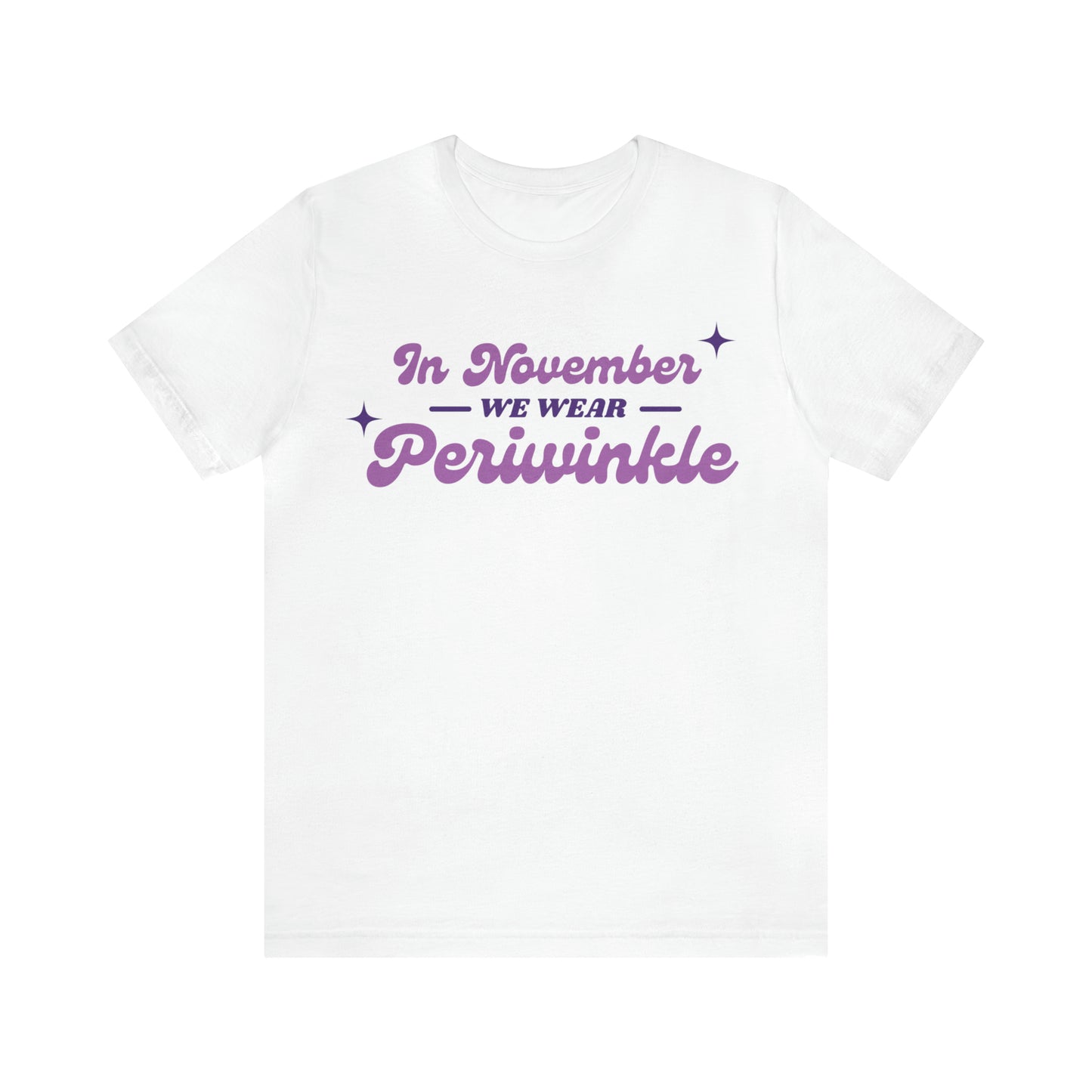 In November We Wear Periwinkle