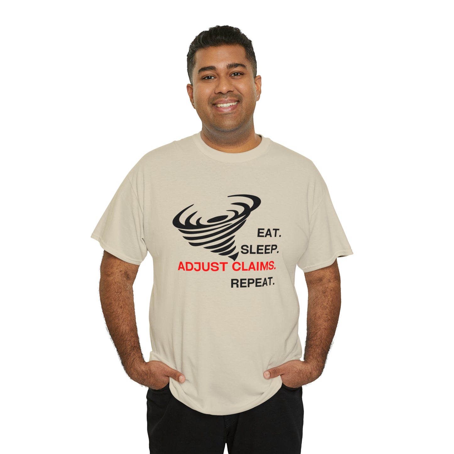 Claims Adjuster (Tornado) Unisex Heavy Cotton Tee