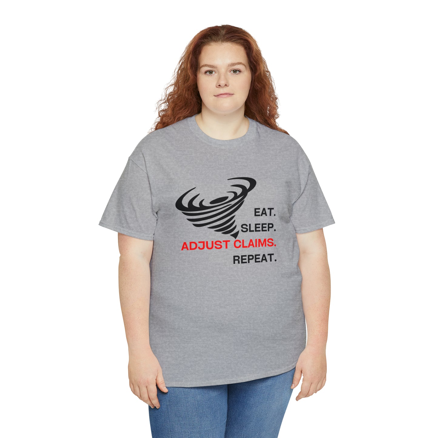 Claims Adjuster (Tornado) Unisex Heavy Cotton Tee
