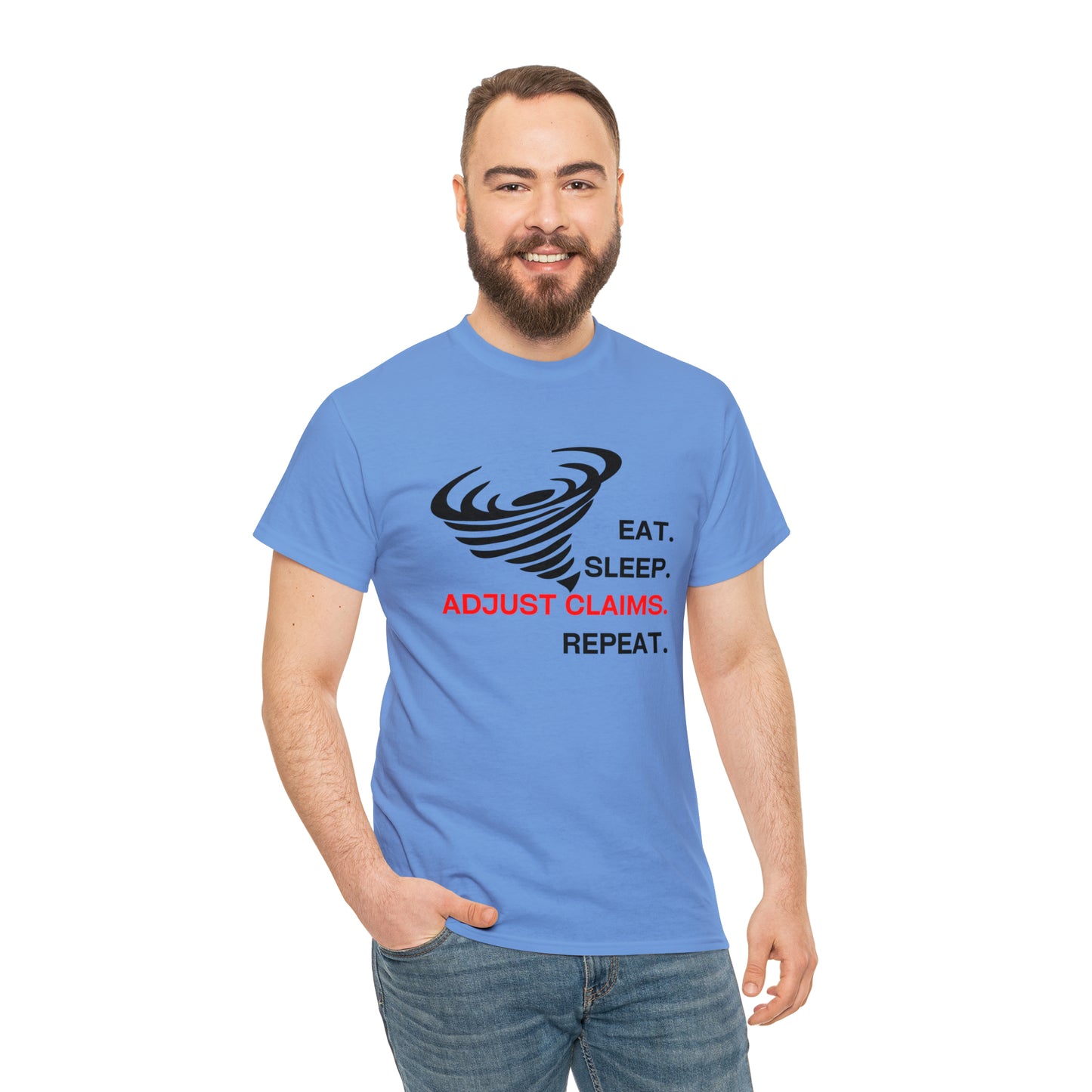Claims Adjuster (Tornado) Unisex Heavy Cotton Tee