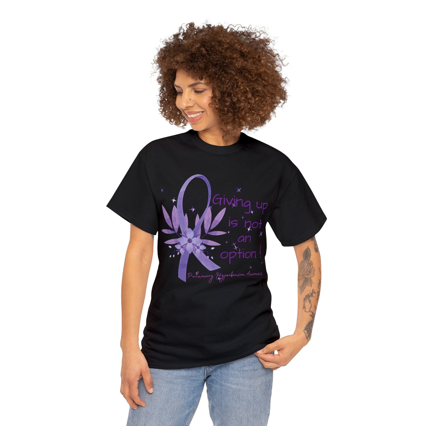 PH- Giving Up Is Not An Option - Unisex Heavy Cotton Tee