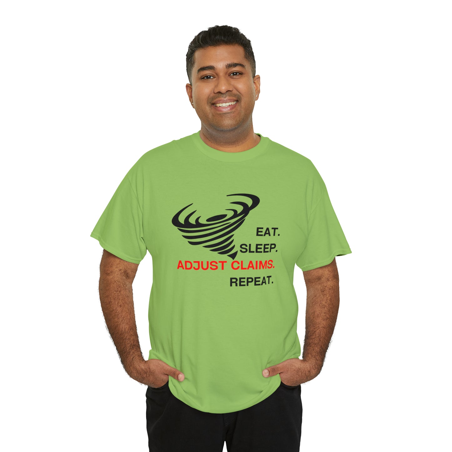 Claims Adjuster (Tornado) Unisex Heavy Cotton Tee