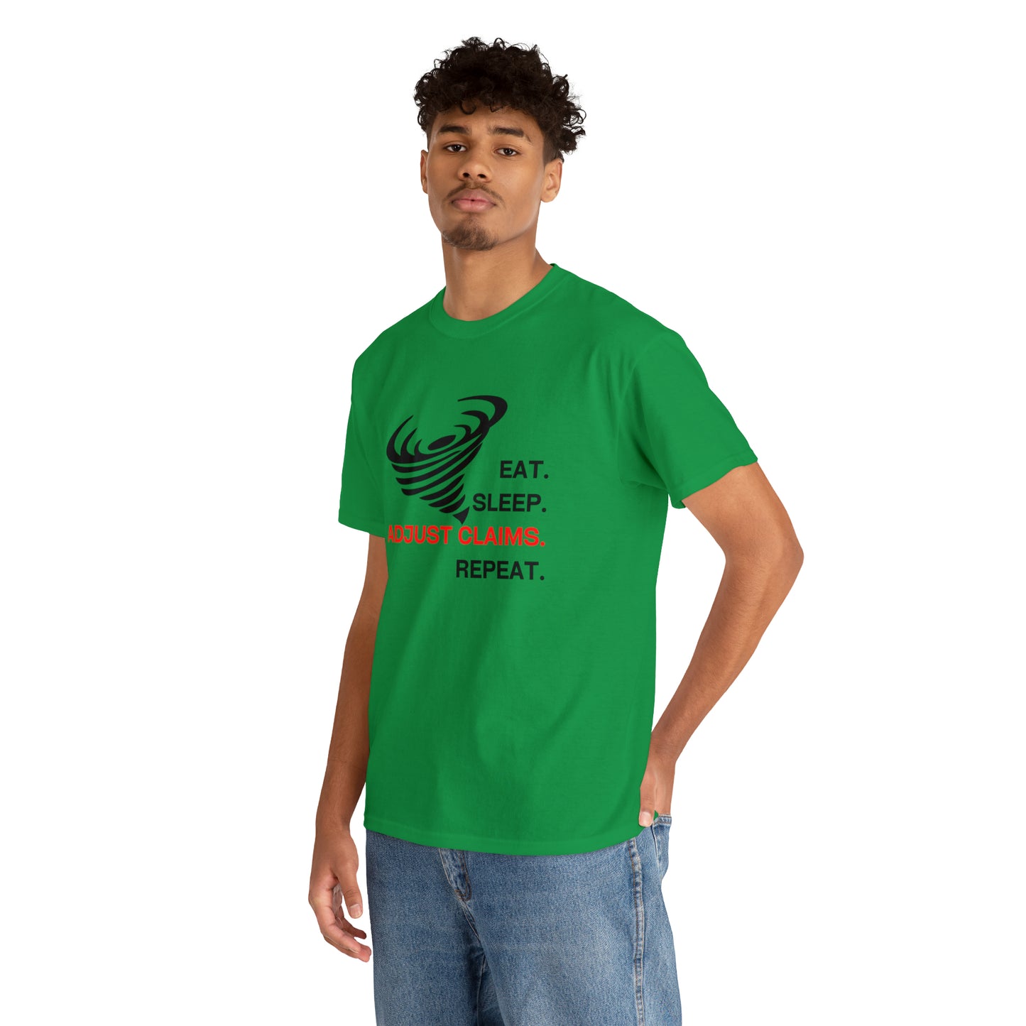 Claims Adjuster (Tornado) Unisex Heavy Cotton Tee
