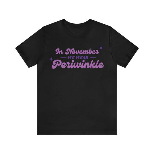 In November We Wear Periwinkle