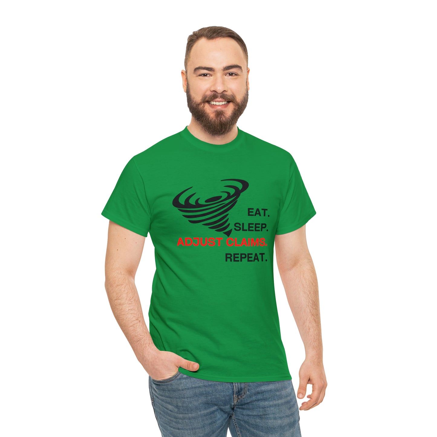 Claims Adjuster (Tornado) Unisex Heavy Cotton Tee