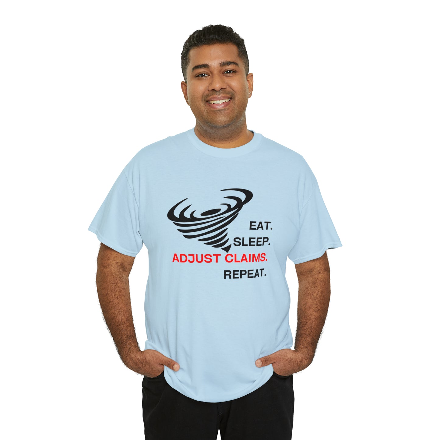 Claims Adjuster (Tornado) Unisex Heavy Cotton Tee