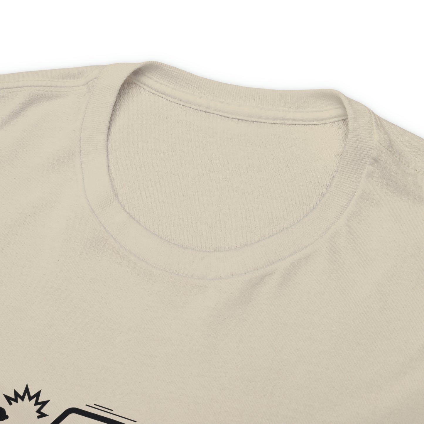 Claims Adjuster (Motorcyclist / Car / Black) Unisex Heavy Cotton Tee