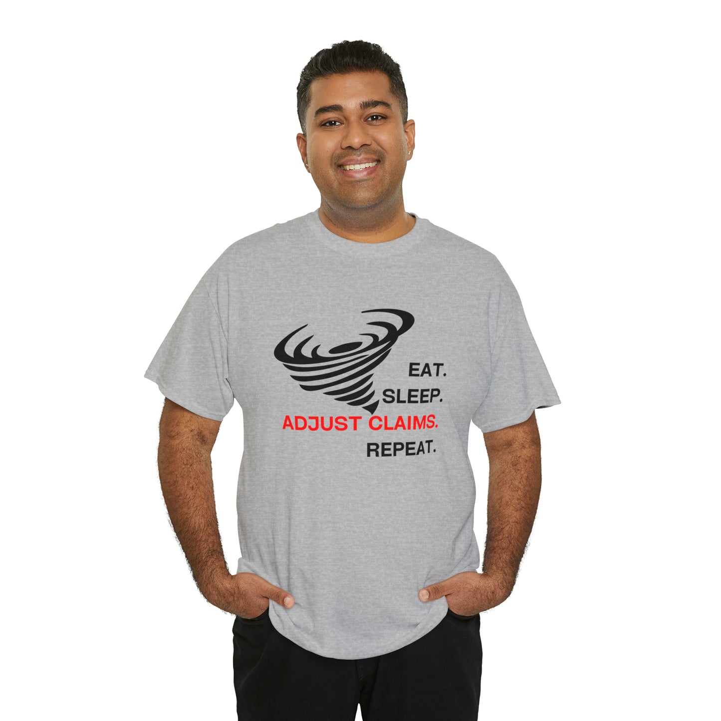 Claims Adjuster (Tornado) Unisex Heavy Cotton Tee
