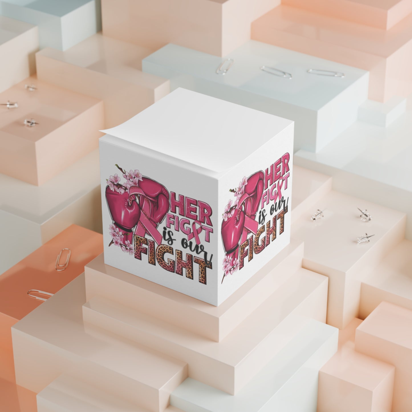 Her Fight Is Our Fight Note Cube