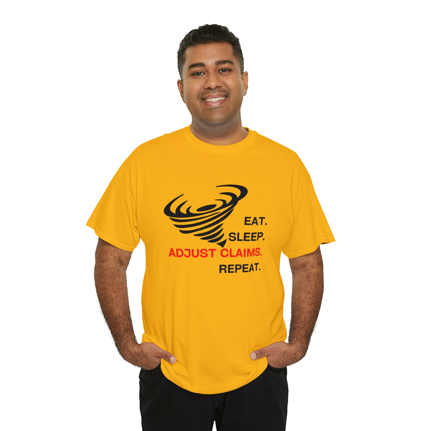 Claims Adjuster (Tornado) Unisex Heavy Cotton Tee