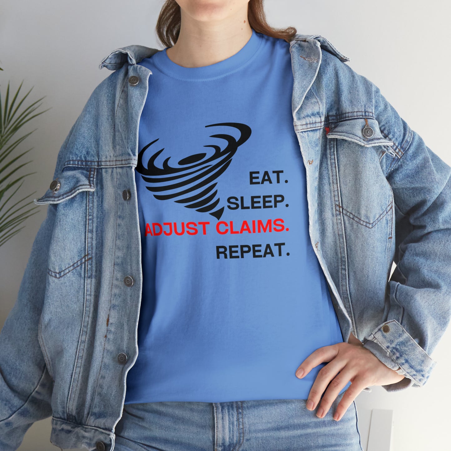 Claims Adjuster (Tornado) Unisex Heavy Cotton Tee