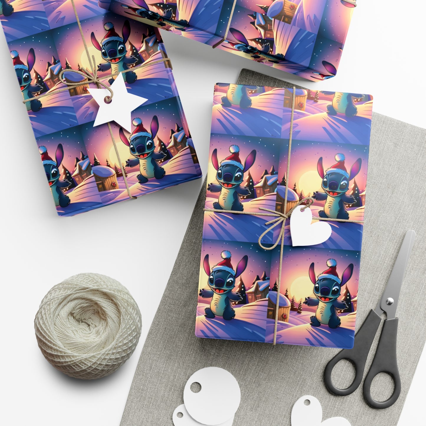 Stitch Christmas Inspired Wrapping Paper