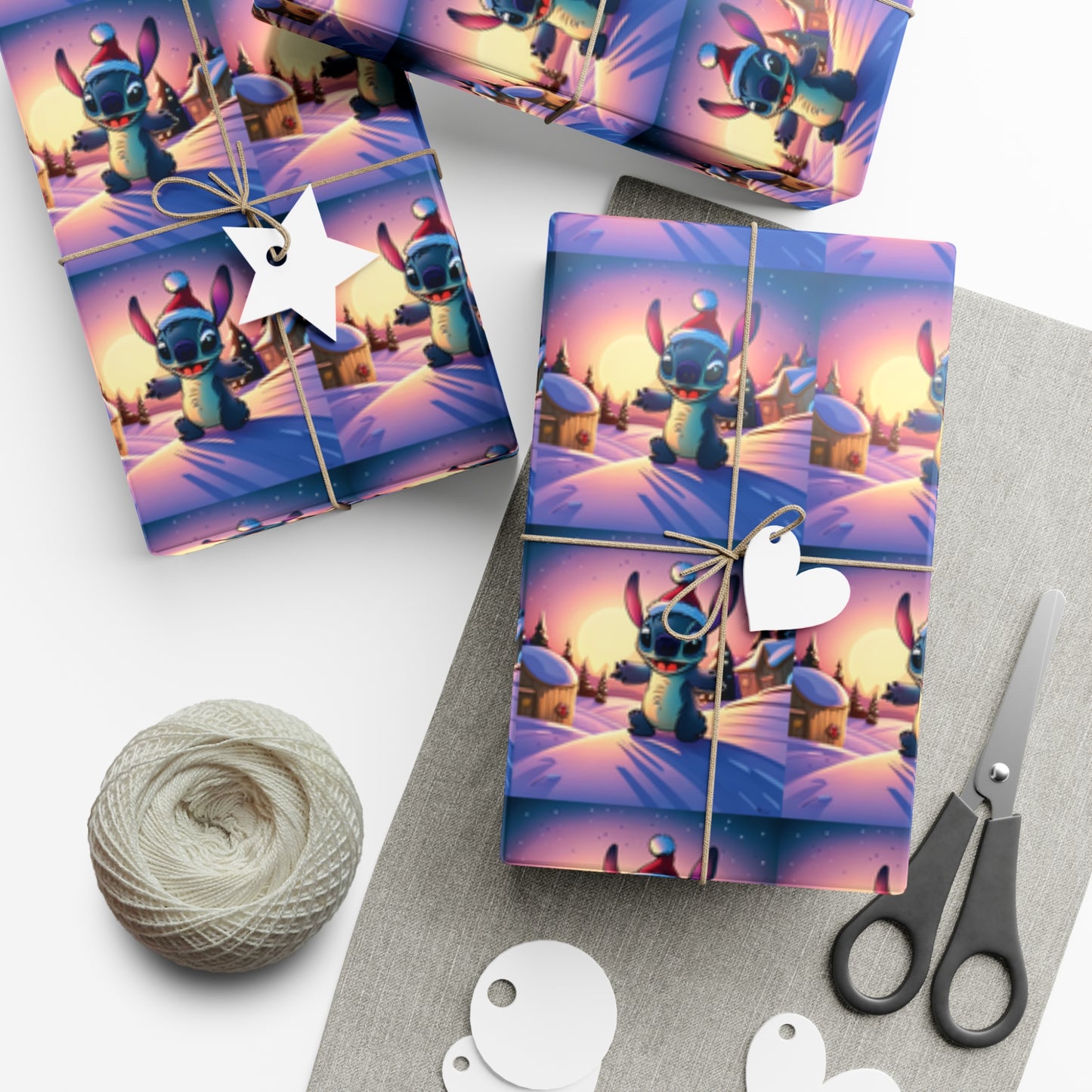 Stitch Christmas Inspired Wrapping Paper