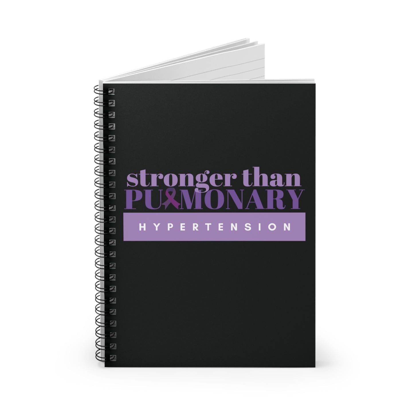Stronger Than Pulmonary Hypertension Spiral Notebook - Ruled Line