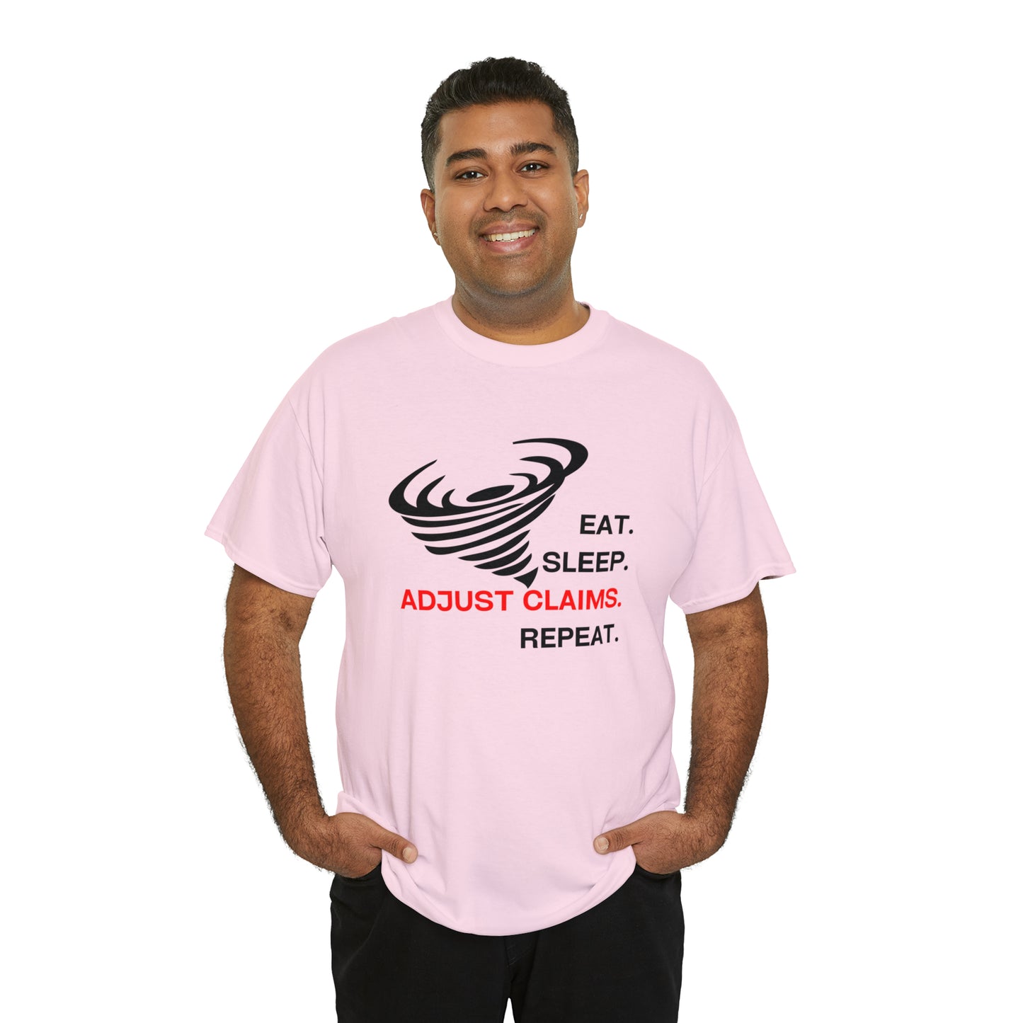 Claims Adjuster (Tornado) Unisex Heavy Cotton Tee