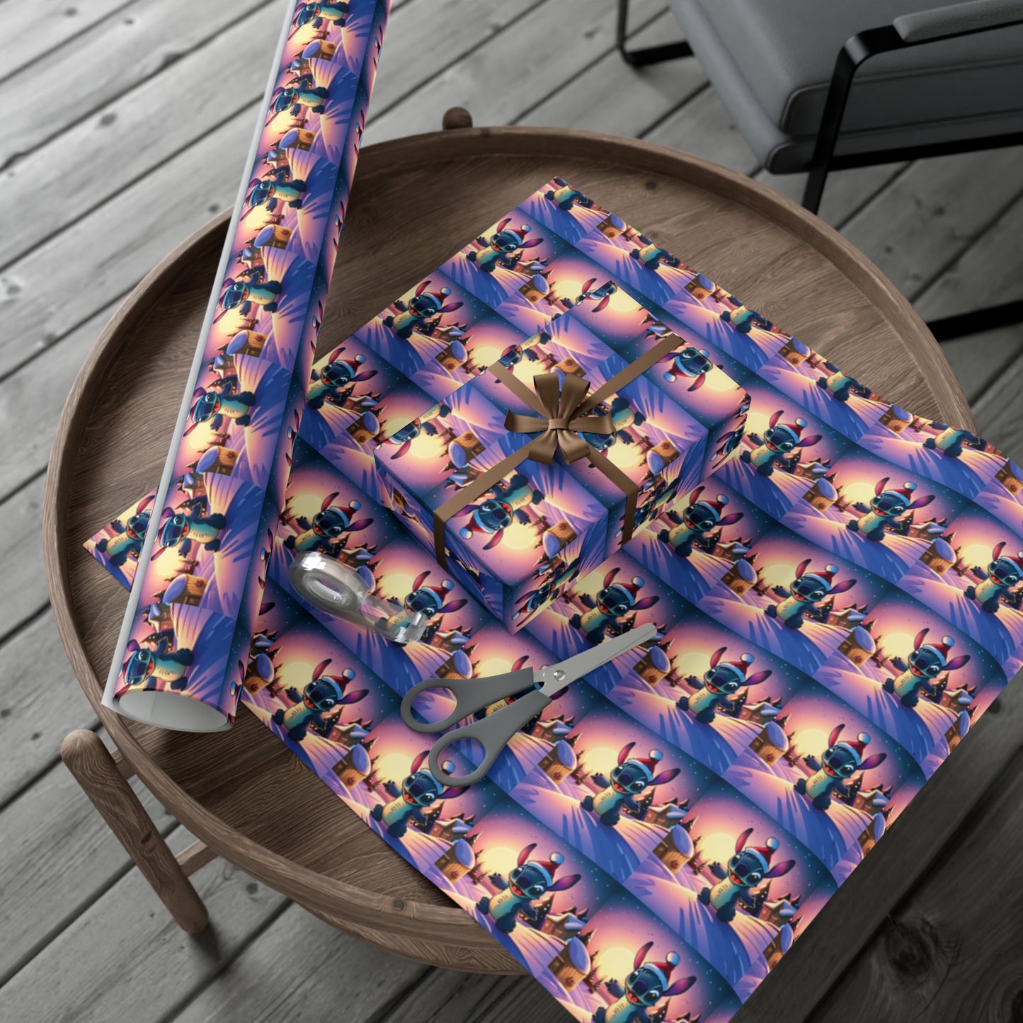 Stitch Christmas Inspired Wrapping Paper