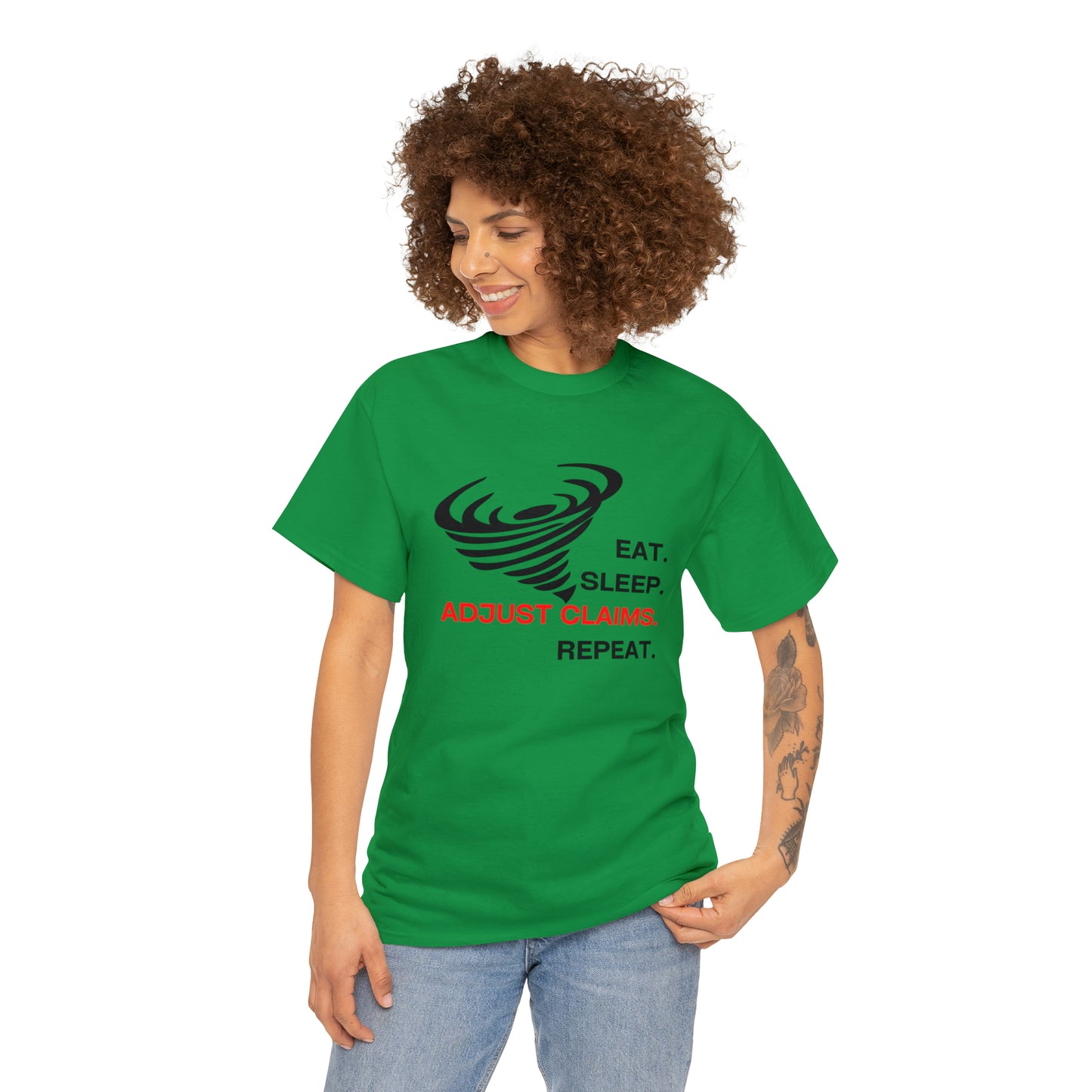 Claims Adjuster (Tornado) Unisex Heavy Cotton Tee