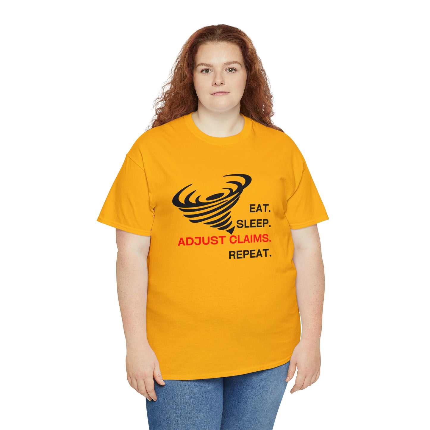 Claims Adjuster (Tornado) Unisex Heavy Cotton Tee