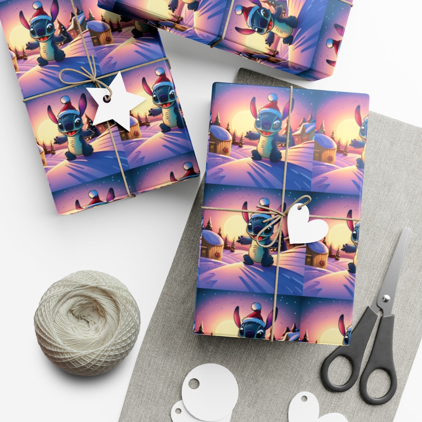 Stitch Christmas Inspired Wrapping Paper