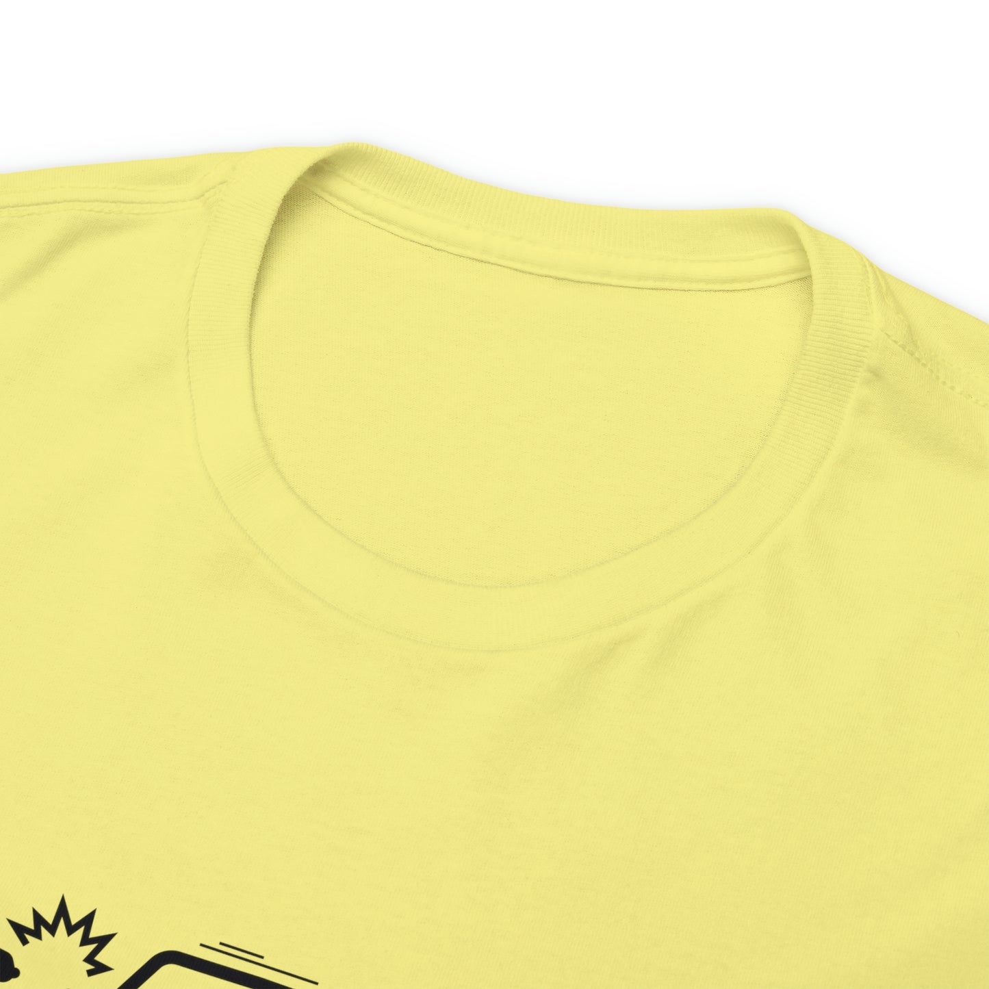 Claims Adjuster (Motorcyclist / Car / Black) Unisex Heavy Cotton Tee