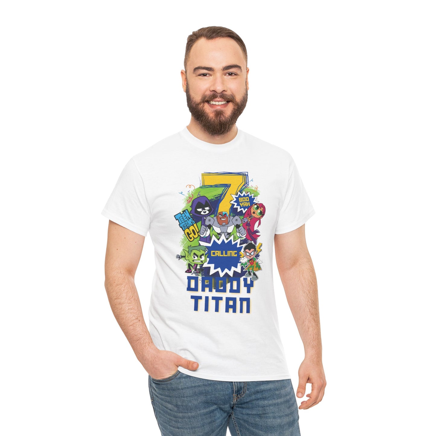 Teen Titans Go - Birthday Boy - Age 7 - Daddy Titan