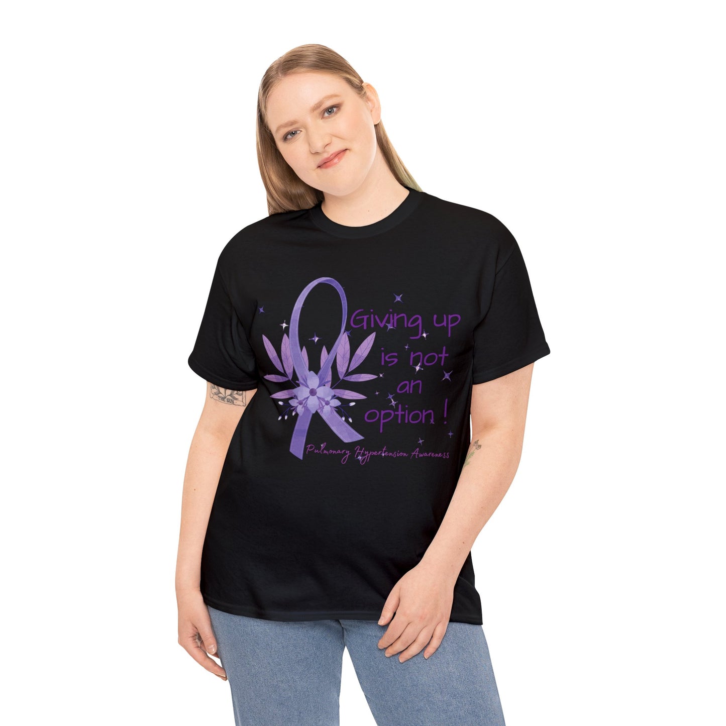 PH- Giving Up Is Not An Option - Unisex Heavy Cotton Tee