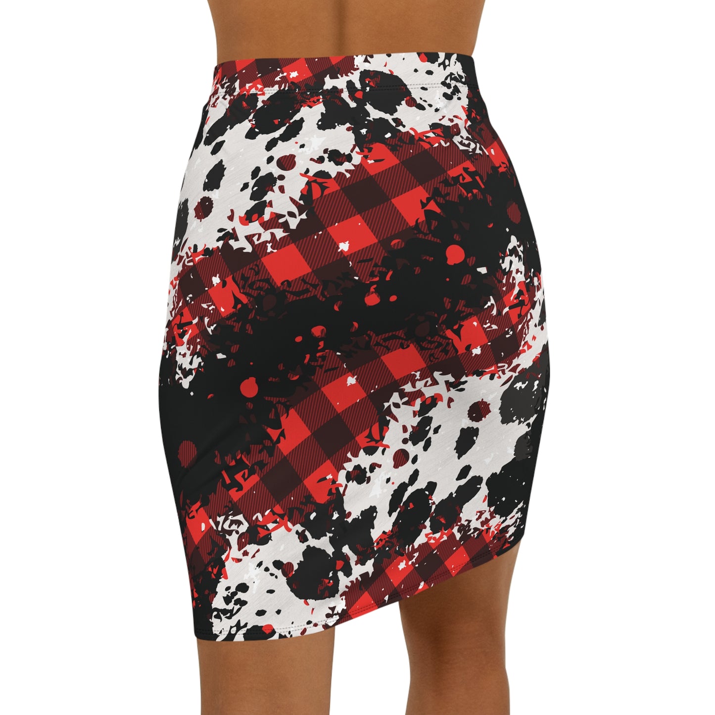 "Vikings Fade" Sleek Black Pencil Skirt – Northside Made Collection
