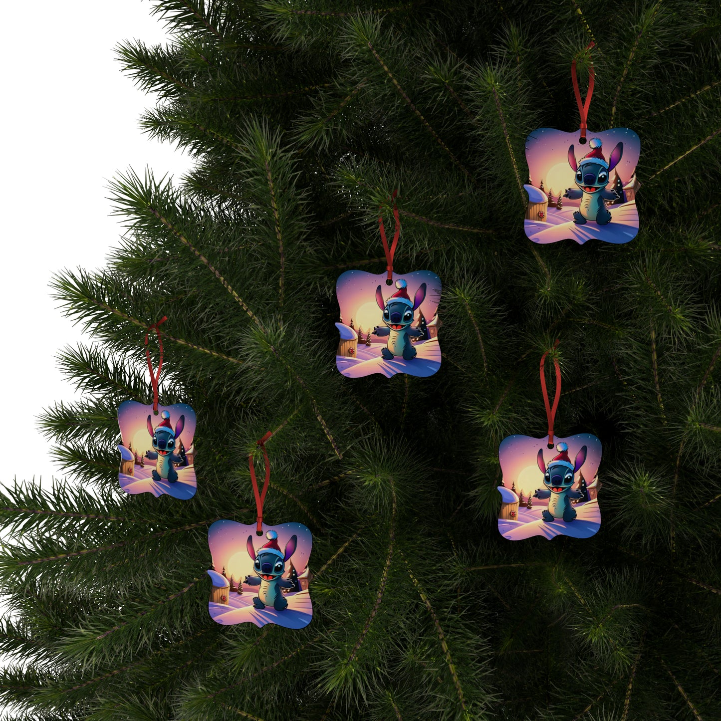 Stitch Inspired Aluminum Ornaments (1pc, 5pcs, 10pcs, 20pcs)