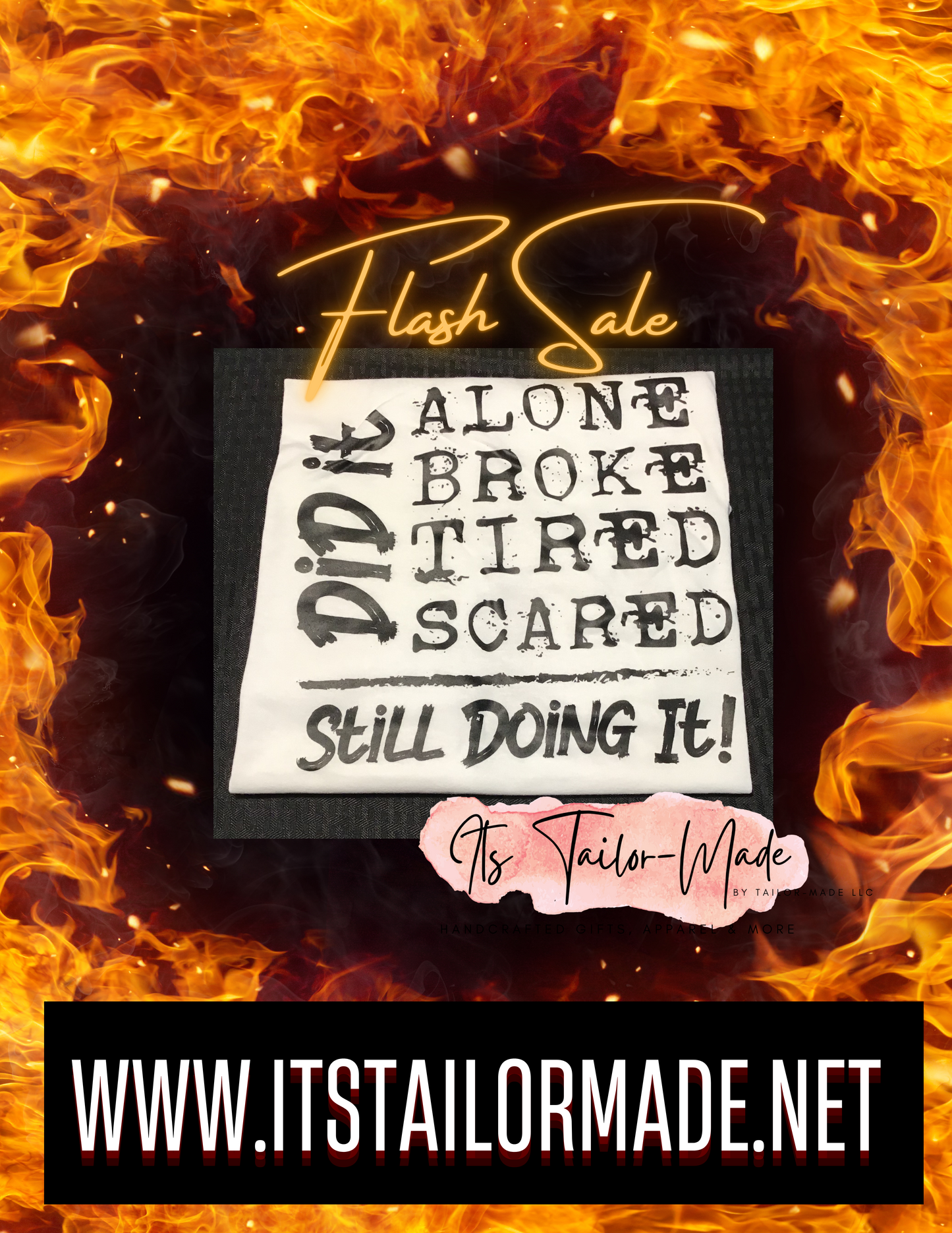 Did it, Alone Broke Tired Scared