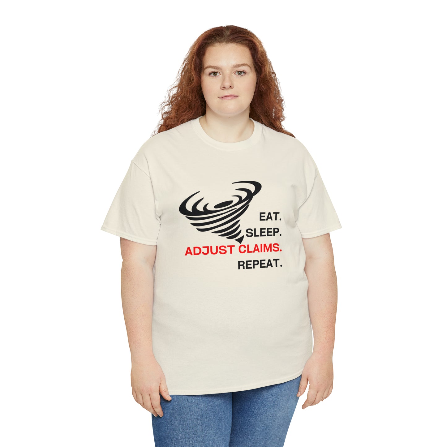 Claims Adjuster (Tornado) Unisex Heavy Cotton Tee