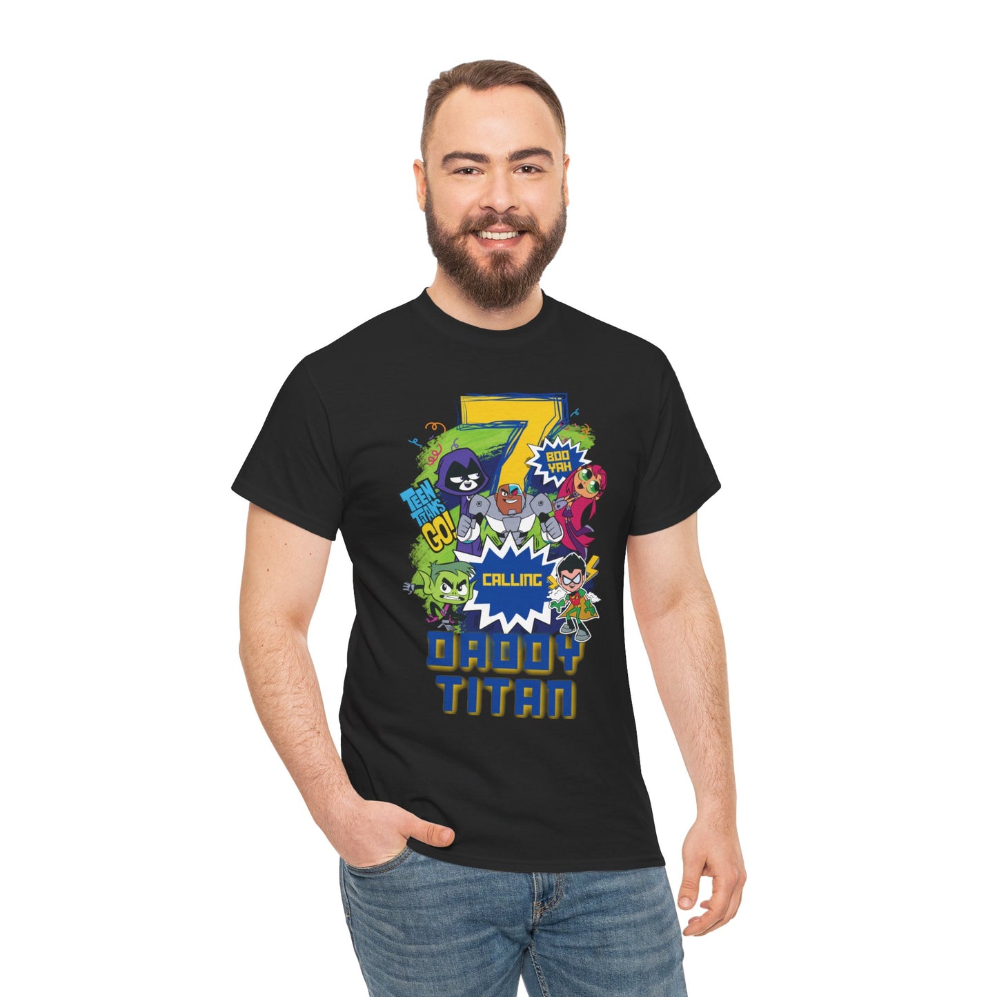 Teen Titans Go - Birthday Boy - Age 7 - Daddy Titan