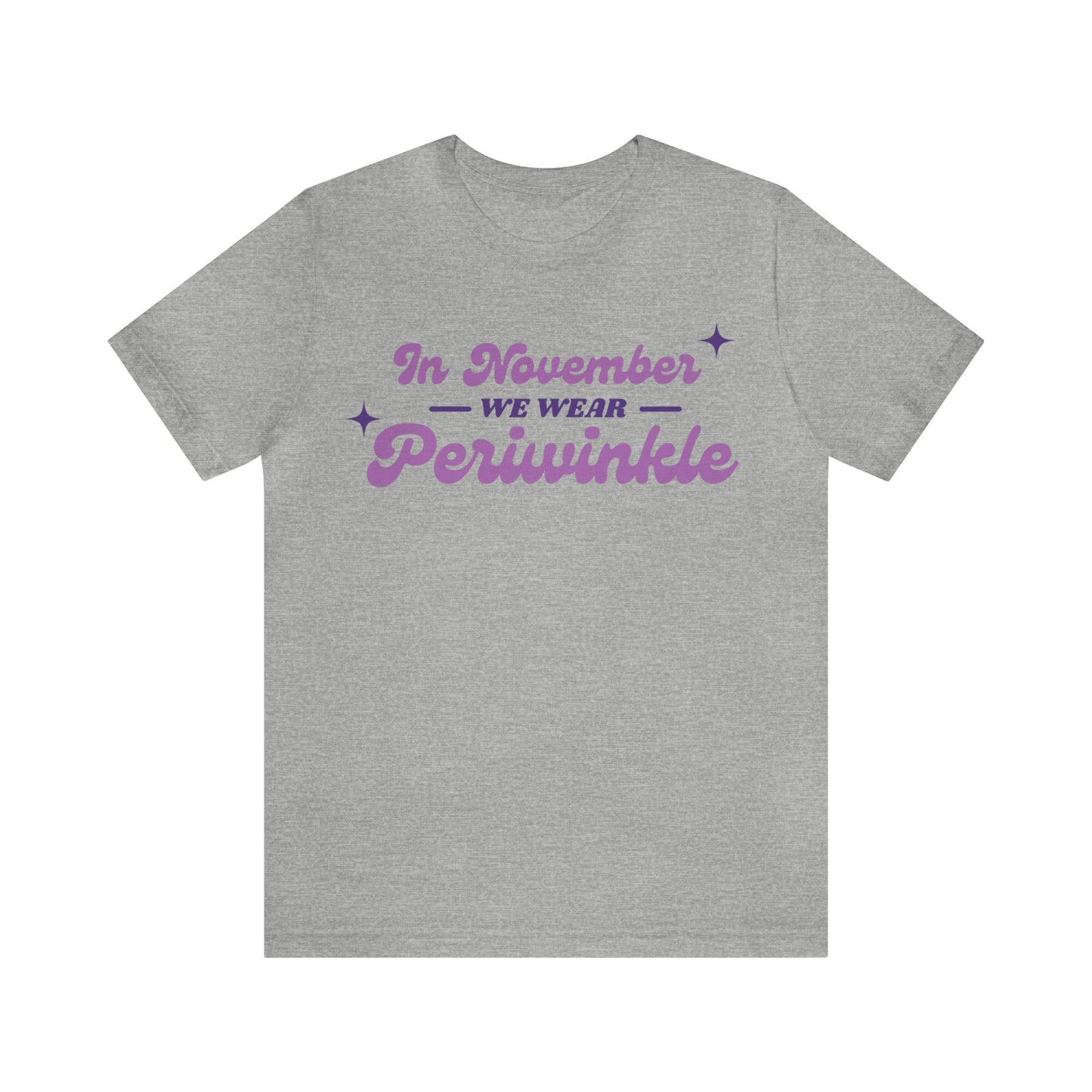 In November We Wear Periwinkle