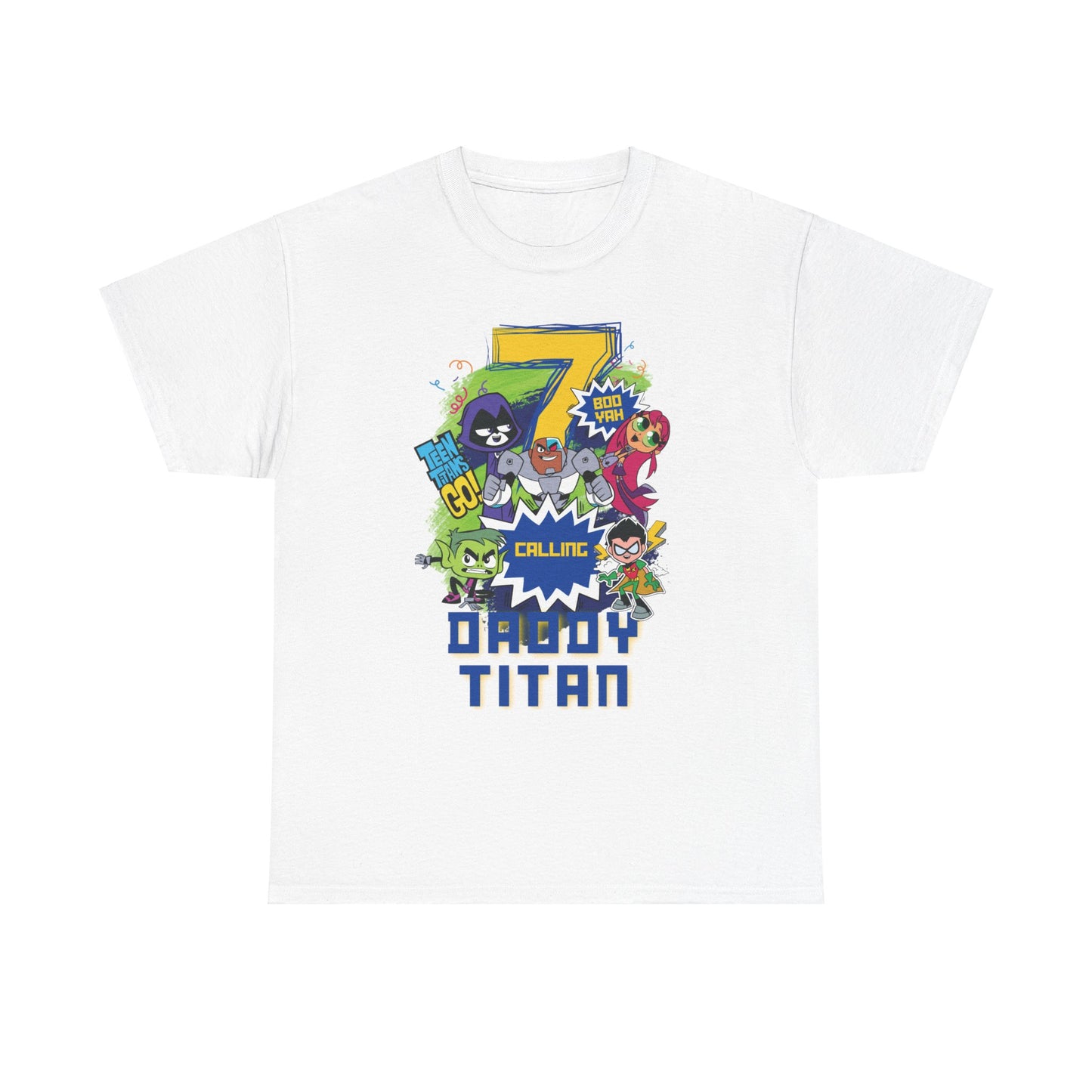 Teen Titans Go - Birthday Boy - Age 7 - Daddy Titan