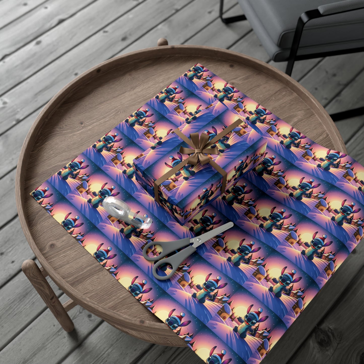 Stitch Christmas Inspired Wrapping Paper