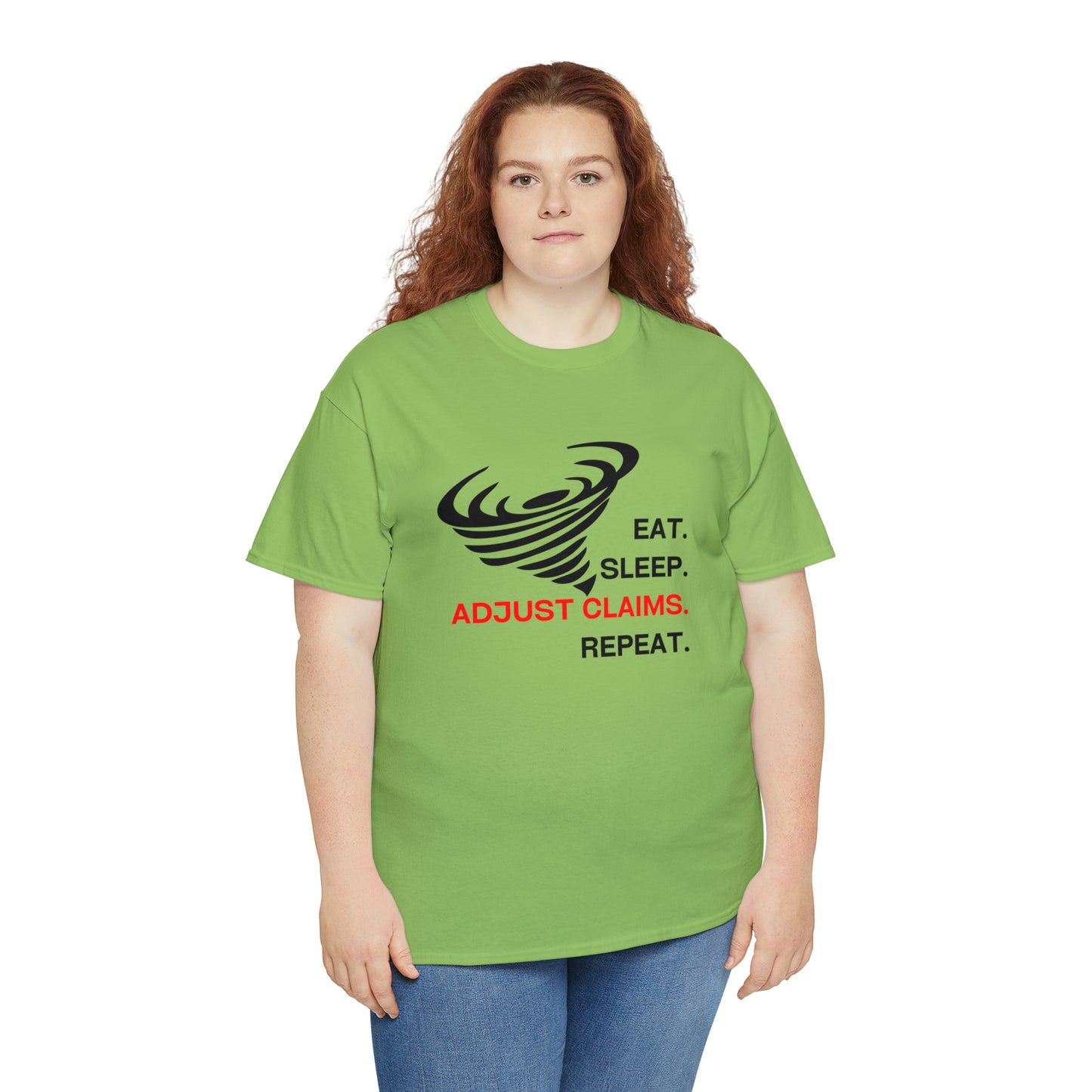 Claims Adjuster (Tornado) Unisex Heavy Cotton Tee