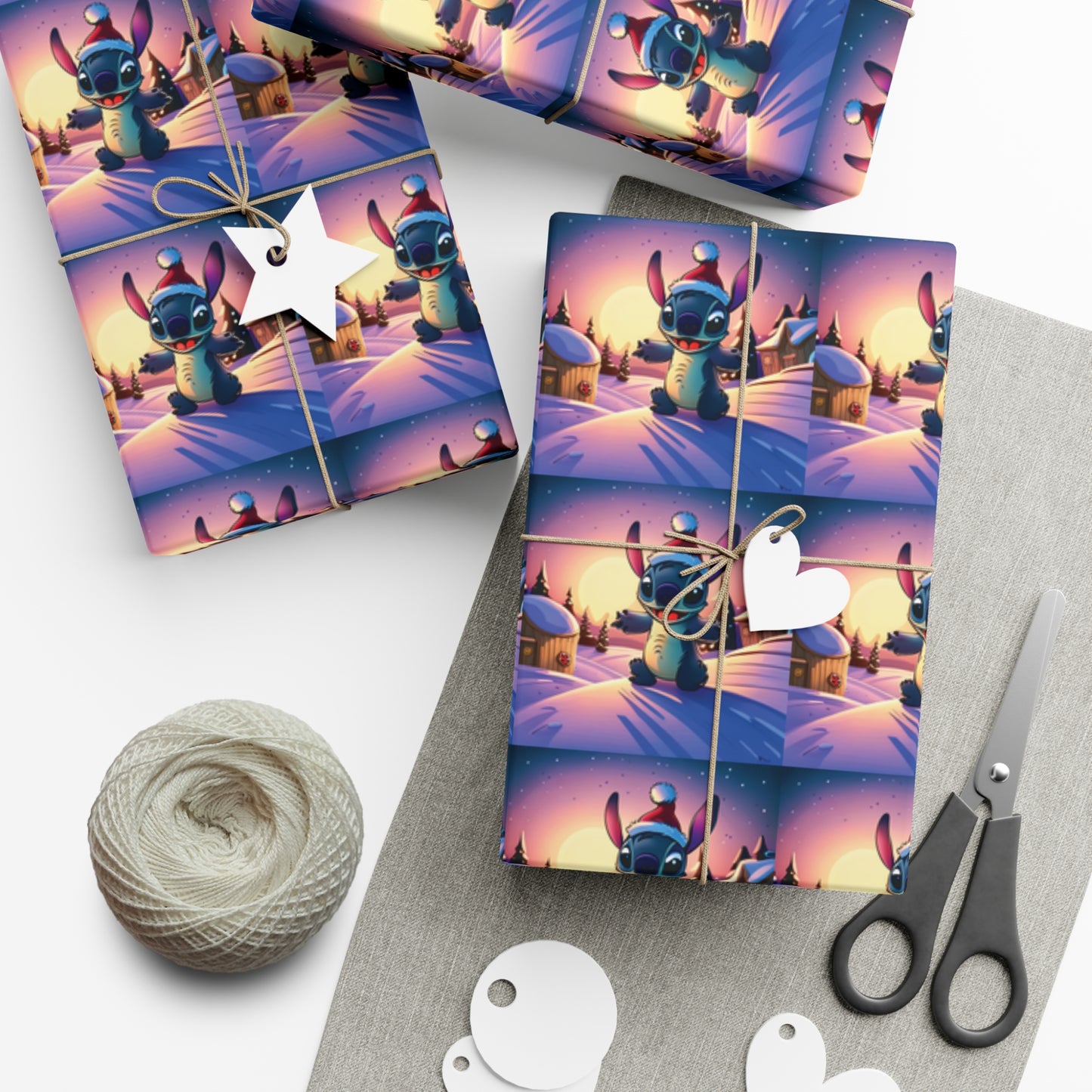 Stitch Christmas Inspired Wrapping Paper