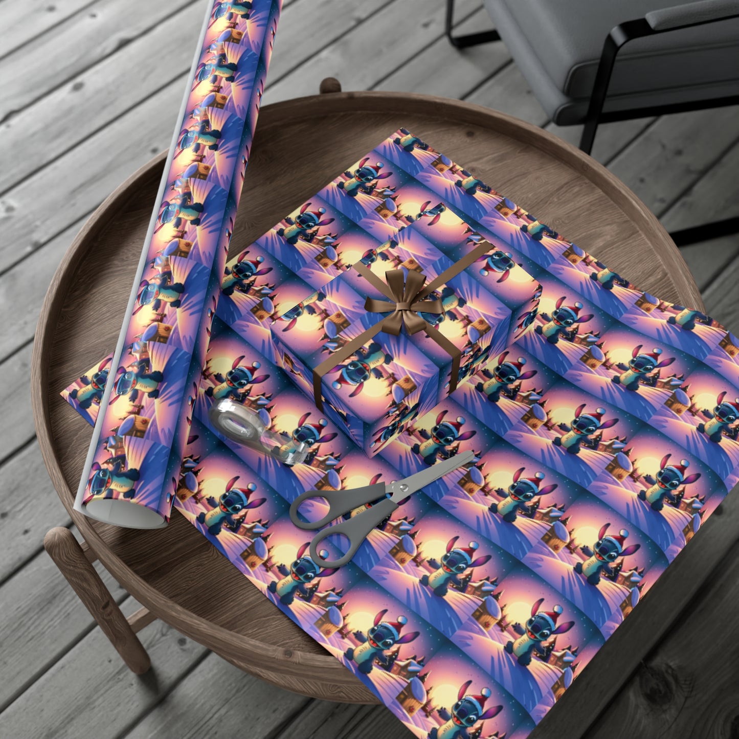 Stitch Christmas Inspired Wrapping Paper