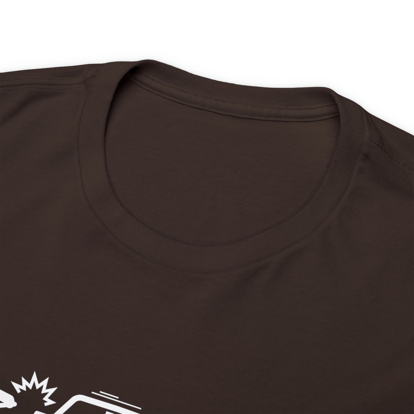 Claims Adjuster (Motorcyclist / Car / White) Unisex Heavy Cotton Tee