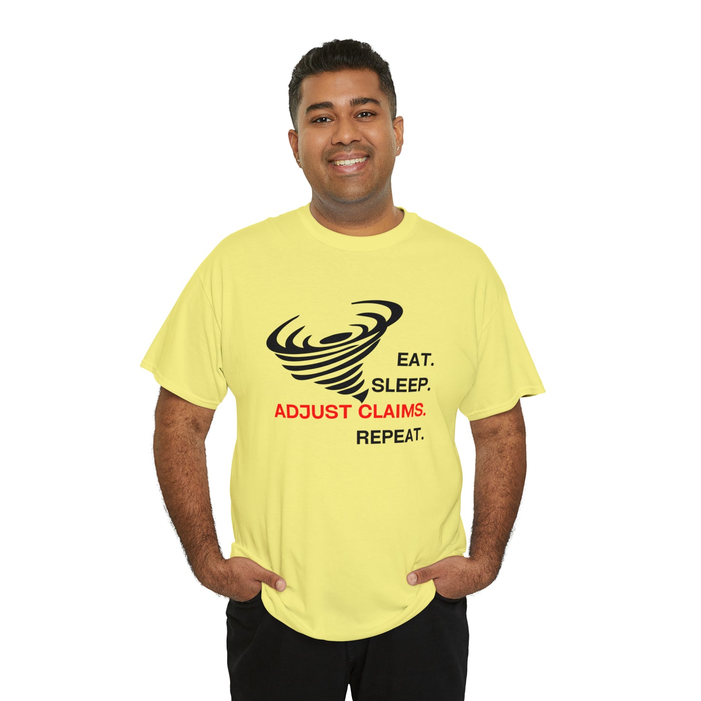Claims Adjuster (Tornado) Unisex Heavy Cotton Tee