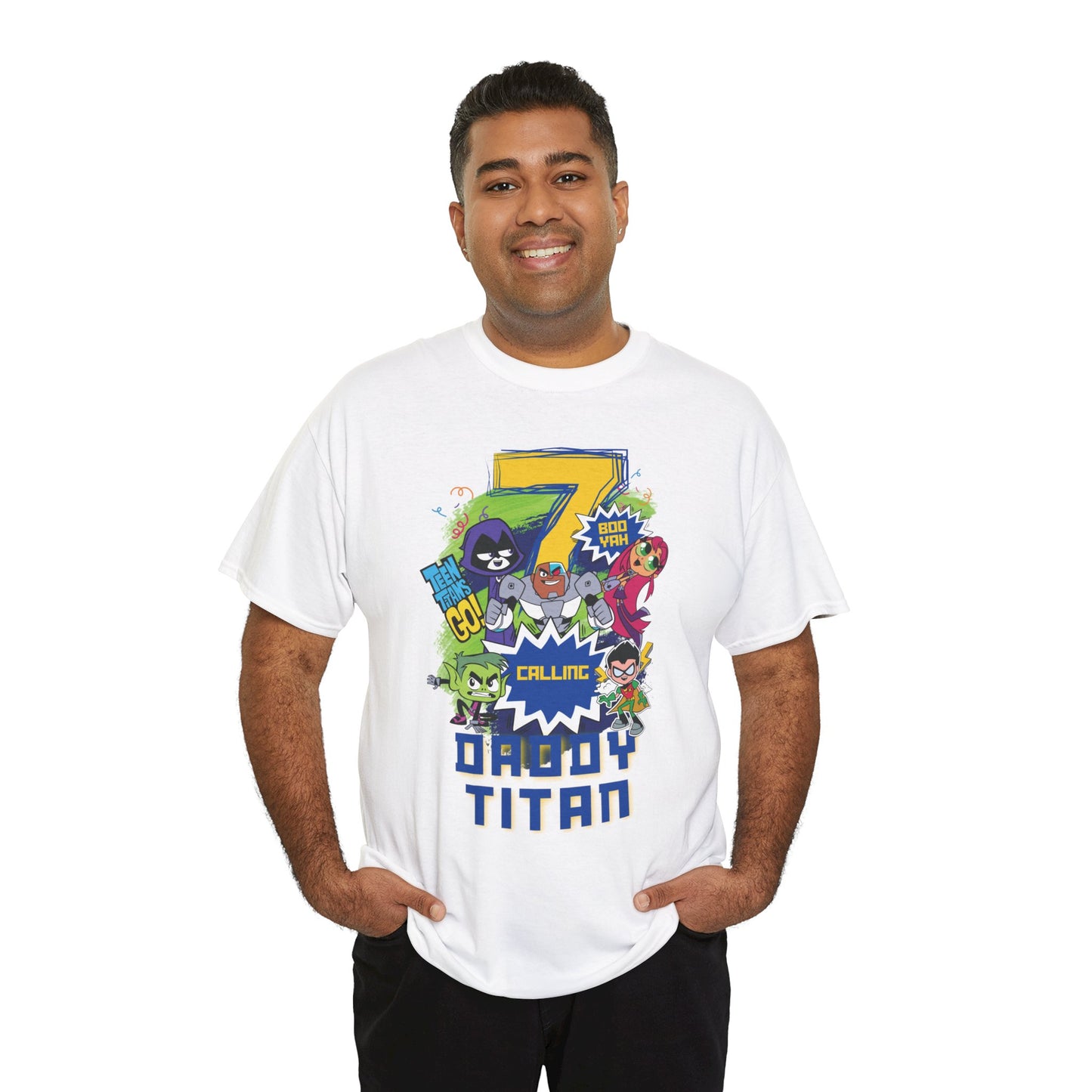 Teen Titans Go - Birthday Boy - Age 7 - Daddy Titan
