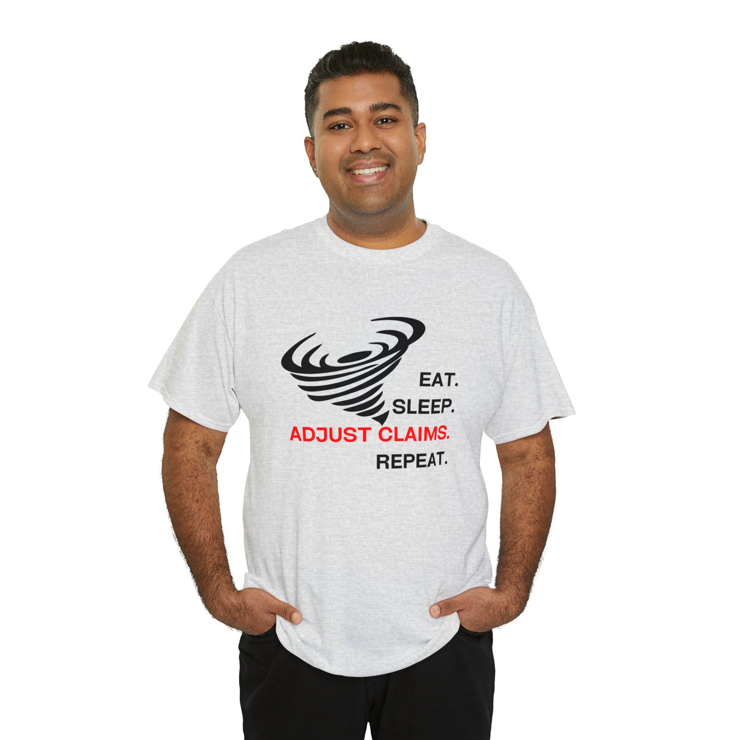 Claims Adjuster (Tornado) Unisex Heavy Cotton Tee