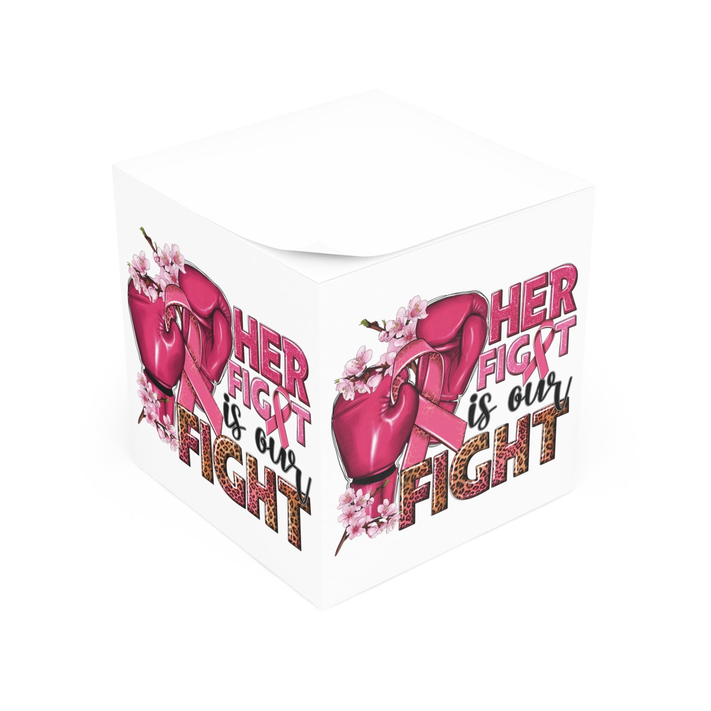 Her Fight Is Our Fight Note Cube