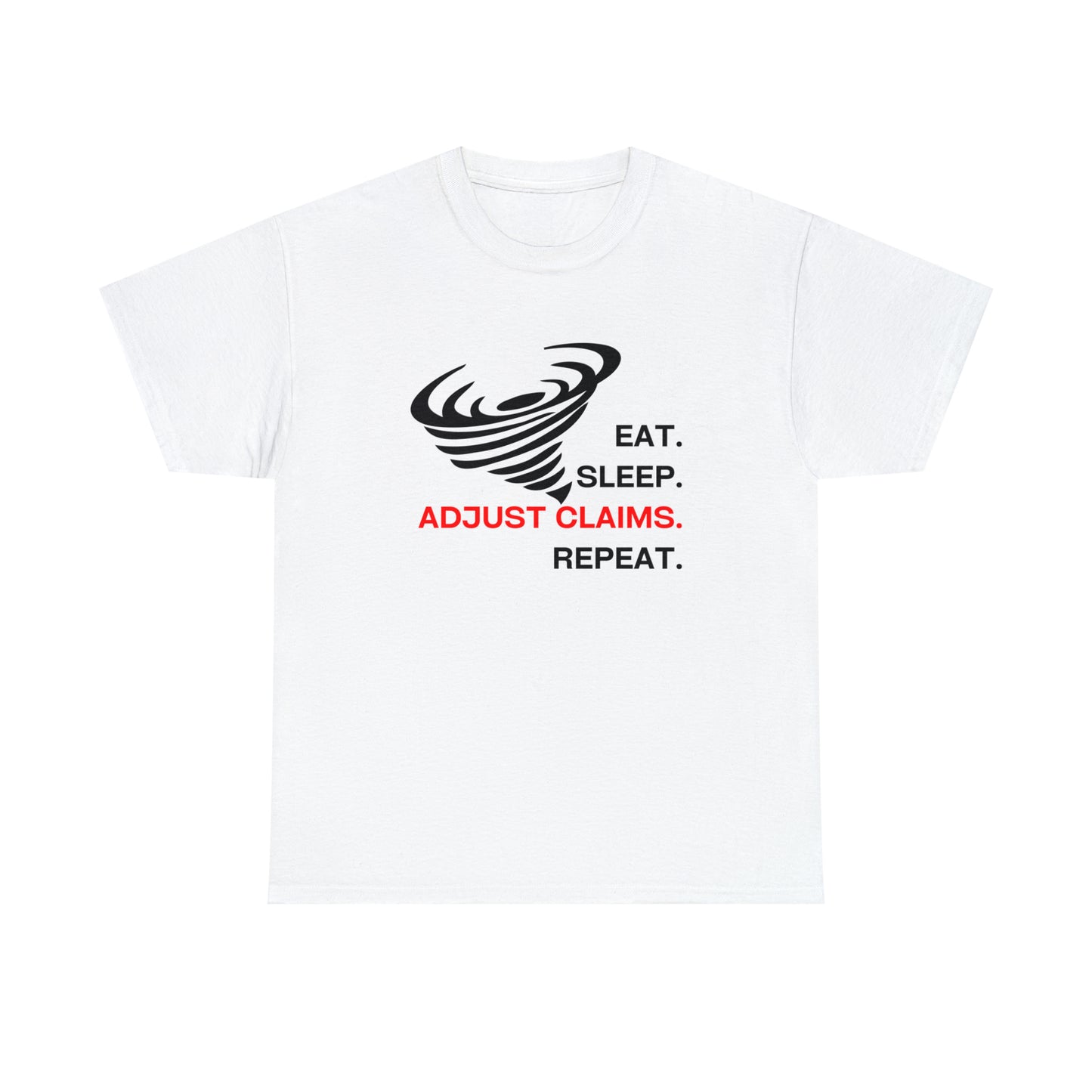 Claims Adjuster (Tornado) Unisex Heavy Cotton Tee