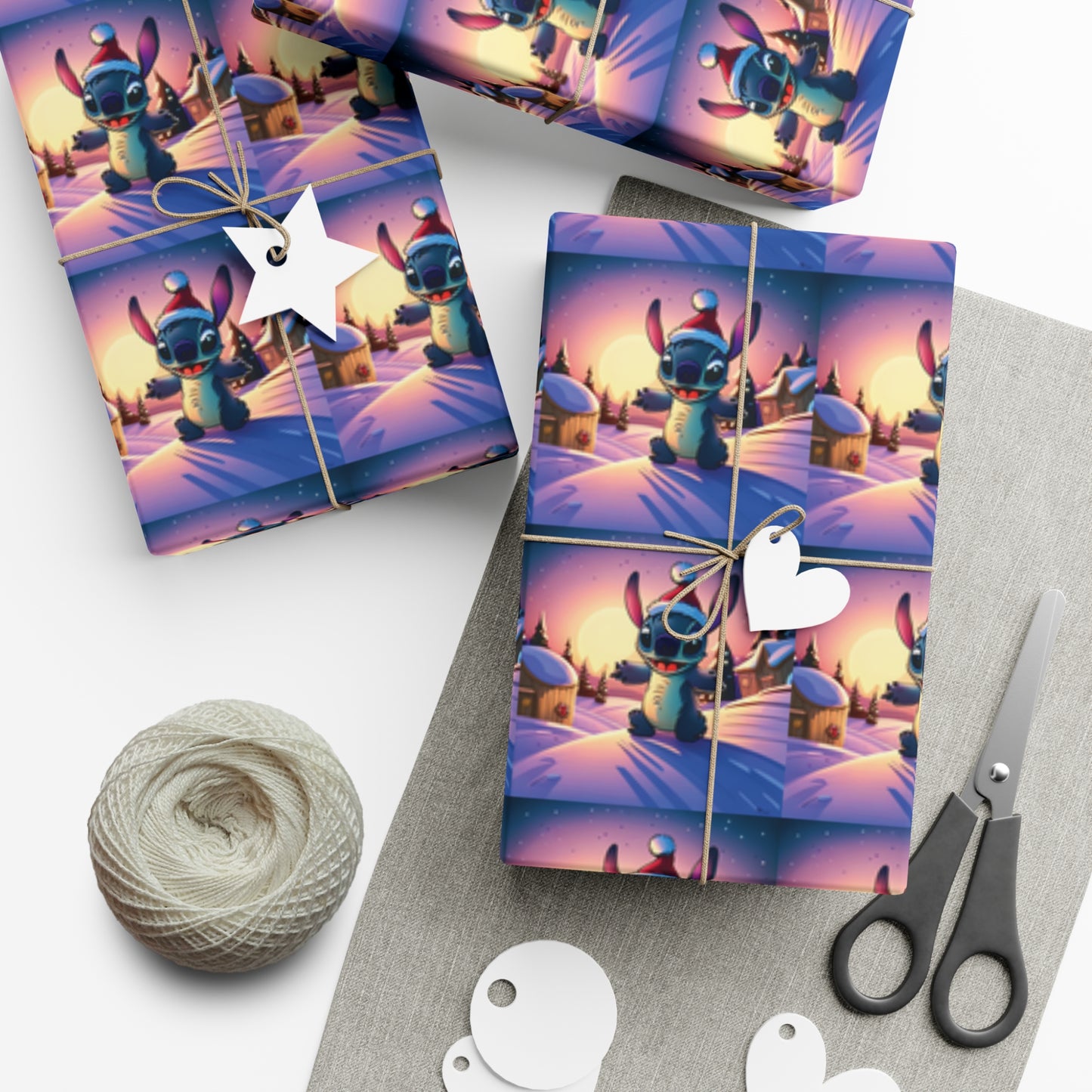 Stitch Christmas Inspired Wrapping Paper