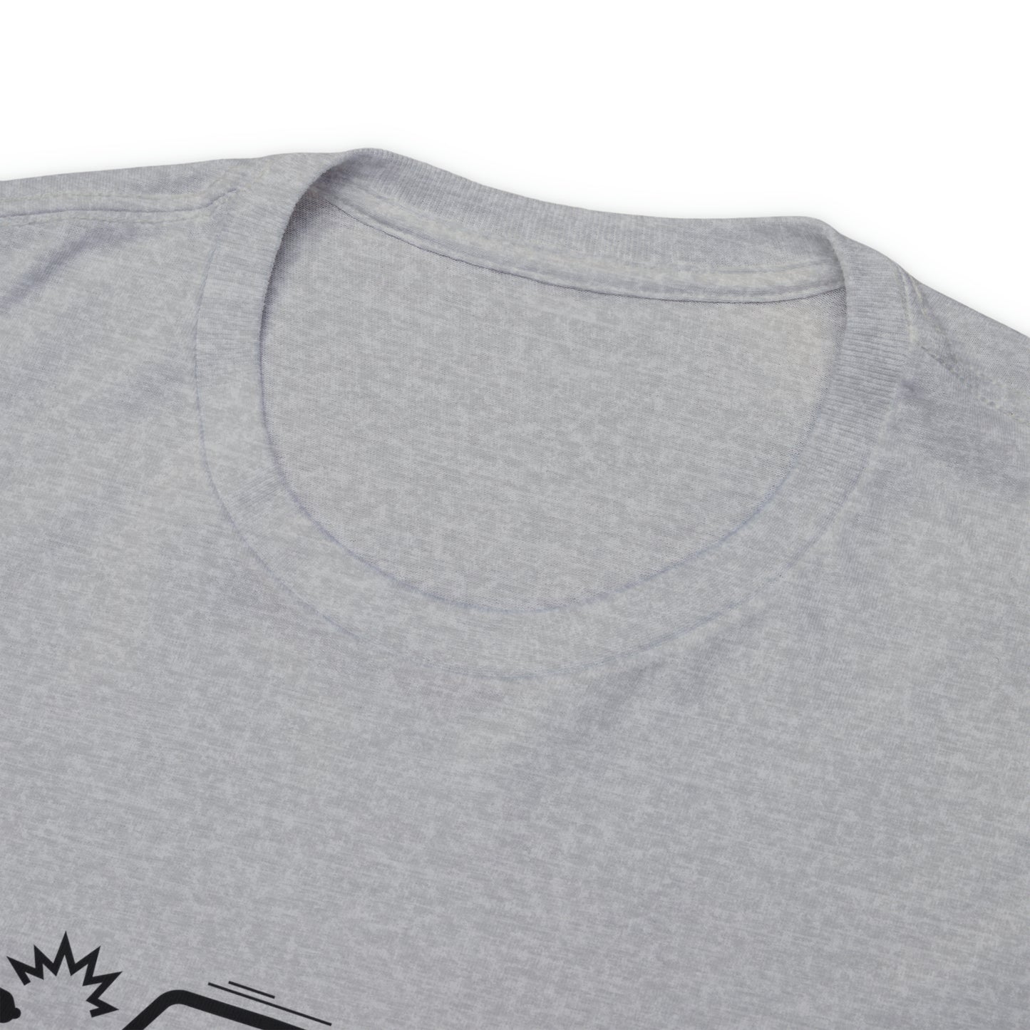 Claims Adjuster (Motorcyclist / Car / Black) Unisex Heavy Cotton Tee